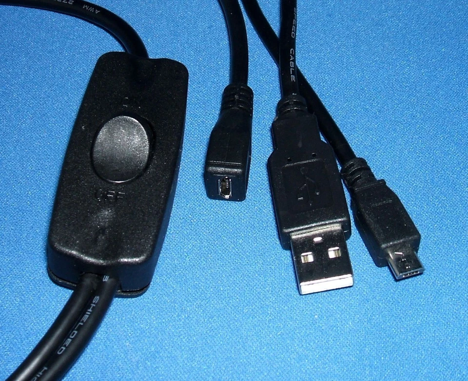 Kabel Set für Atrix Lapdock Zu Raspberry Pi 2 Oder 3 + An/Aus Schalter Nicht 4 5 - Bild 2 von 4