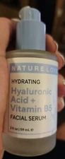 NATURE LOVE Hydrating Facial Serum w/ Hyaluronic Acid & Vitamin B5 2 oz NEW