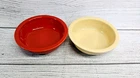 (2) Fiesta Ware Nappy Serving Bowl 8.5" Homer Laughlin Multi-Color Set