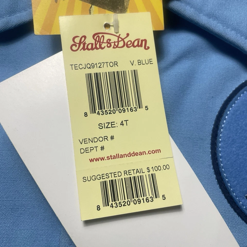 Chaqueta De Colección Stall & Dean Los Angeles Toros Liga Nacional de Fútbol Talla 4T Foto 4 de 4