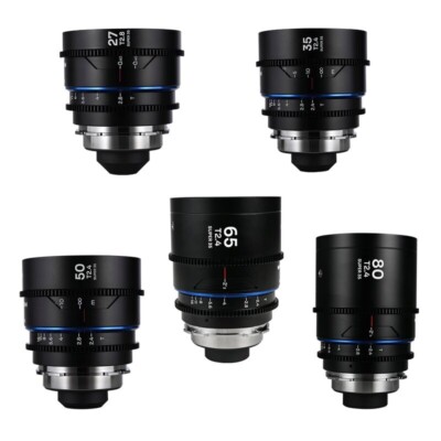 Nanomorph S35 Prime 5-Lens Bundle (27mm, 35mm, 50mm, 65mm, 80mm) Blue PL/EF