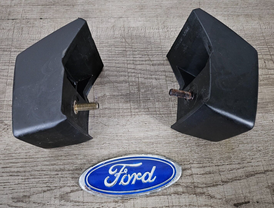 FORD GRANADA Mk2 BUMPER OVER RIDERS PAIR 78GB 17996 BA NEW OLD STOCK ...