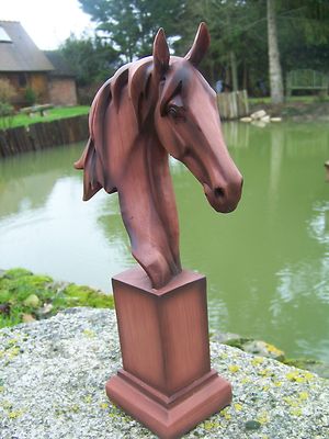 Figurine Tête De Cheval Style Crin De Cheval - Occasion