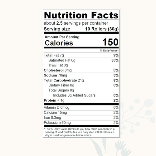 Coconut Crispy Rollers by Ava Organics - Gluten-Free Baked Snacks (2.82 oz) - Picture 6 of 7