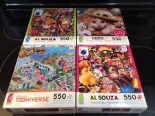 Ceaco Puzzles, 550/ piece, lot of 4,Estate Sale Hundreds Available