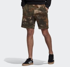 RARE Adidas Originals Camo All AOP Over Print 3 Stripes Shorts Mens Sz XXL