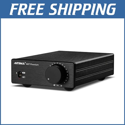 Low Distortion Class D Stereo Amplifier with 600W Max Power - Audiophile Quality