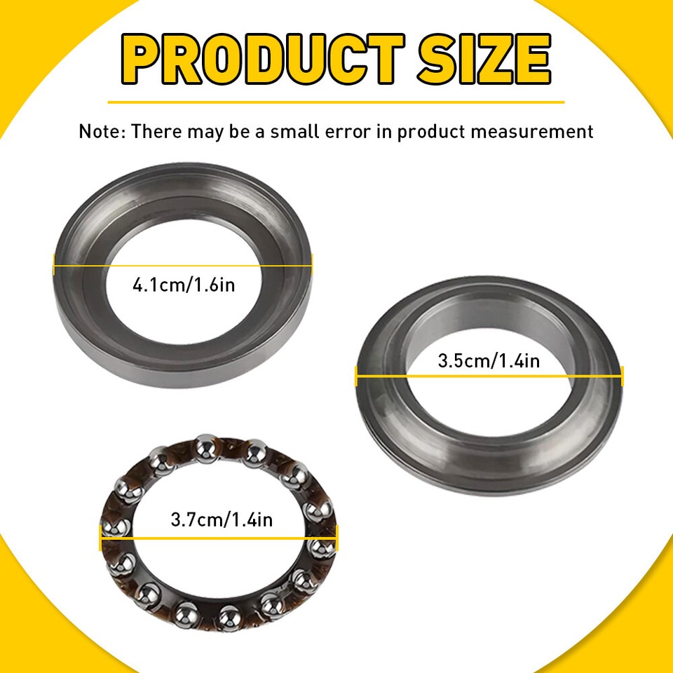 STEERING STEM BEARINGS SET HONDA CRF50 XR50 SDG SSR 107 110 DIRT - Foto 9