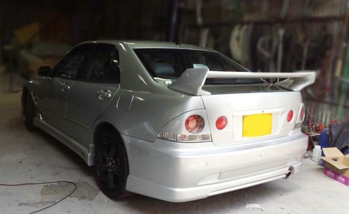 For SXE11 Altezza Z CON Style Fiberglass Rear Spoiler Wing Tuning Body Kit - Foto 3 di 13