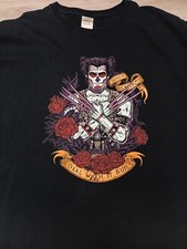 Wolverine Day Of The Dead Deal With It Bub T Shirt 4xl Gildan Tag Vintage 