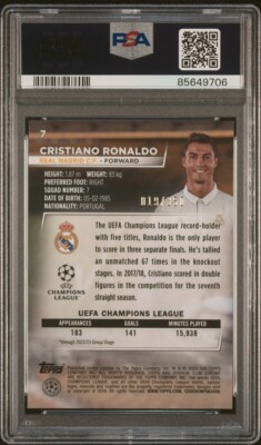 2022/23 Stadium Chrome Black White Prism Cristiano Ronaldo
