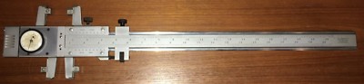 STARRETT 18 INCH SPECIAL MASTER DIAL INDICATOR VERNIER CALIPERS