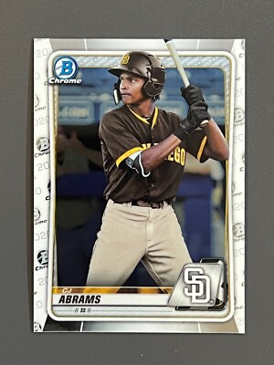 CJ Abrams - Pick Your Card - Washington Nationals - RC, Base, Inserts