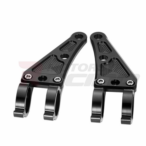 Motorbike Headlight Mount Bracket For Honda Suzuki Yamaha Harley 43mm Fork - Picture 4 of 6