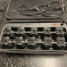 TopStyler By InStyler Heated Ceramic Styling Shells Hair Curlers Tested Working