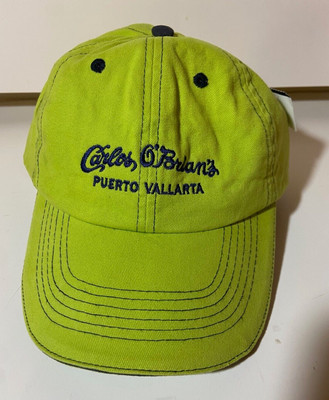 Carlos O Brians Puerto Vallarta Green Cotton Truckers Hat NWT