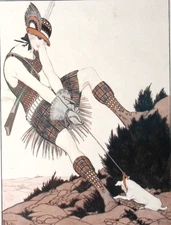 La Vie Parisienne 1920s Vallee Illustration The Huntress from Chez Maxim