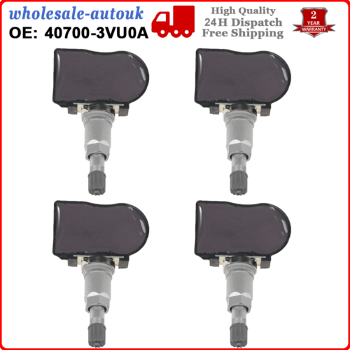 4PCS WHEEL TIRE PRESSURE MONITORING SENSOR FOR Nissan Renault 407003VU0A 433MHZ - Picture 4 of 12