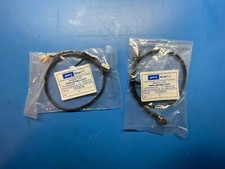 2x - RG174 SMA Male to SMA Male 50ohm Coaxial Cable 1-foot Length Fast Shipping