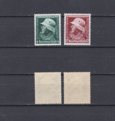 GERMAN REICH 1935 War Heroes Day Mint * 452-453 (Mi.569-570)