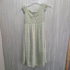 Forever 21 Women's Summer Dress Textured Outdoors Comfort Spring Summer Cottage