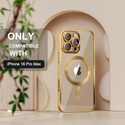 Magnetic for iPhone 16 Pro Max Case with MagSafe For iPhone