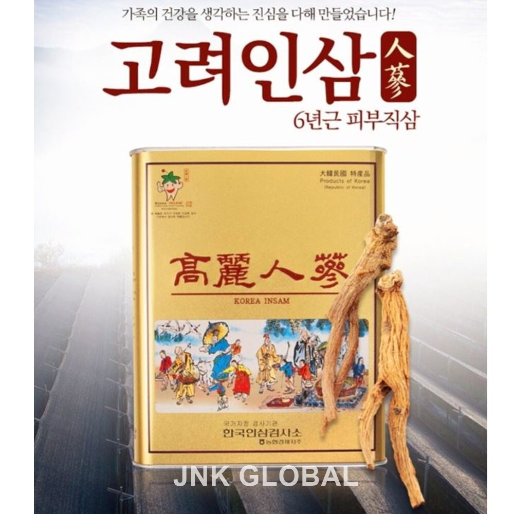 高麗人蔘 Korean White Ginseng 300gr 25本