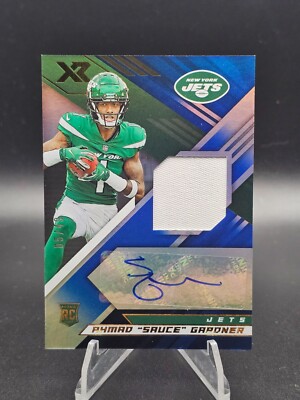 2022 Panini XR - Rookie Swatch Autographs Ahmad Gardner #RSA 2022 Panini XR - Rookie Swatch Autographs Ahmad Gardner #RSA