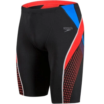 Speedo Fit Jammer Herren Schwimmhose V Endurance Badehose Short schwarz/blau/rot