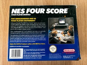 Nintendo NES Four Score - Four Player Module - Complete with Unused Stickers