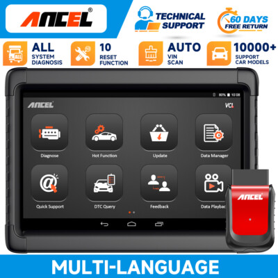 ANCEL X6 KFZ Profi OBD2 Diagnosege Full System Code Reader ABS EPB SAS Oil Reset