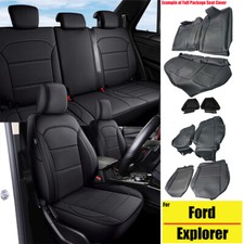All Inclusive Customcar 5-seat Covers Cushion For Ford Explorer 2016-2019black