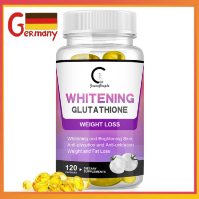 120pcs Best Glutathione Skin Whitening Capsules Natural Anti Aging Supplement