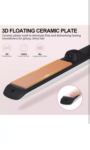 2-in-1 Hair Straightener Flat Iron | Straightener and Curler for All Hairstyles - Picture 4 of 7