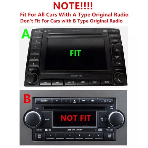 Radio limitada para Jeep Commander 2006 2007 Apple Carplay Android 14 GPS navegación 32G - Imagen 3 de 18