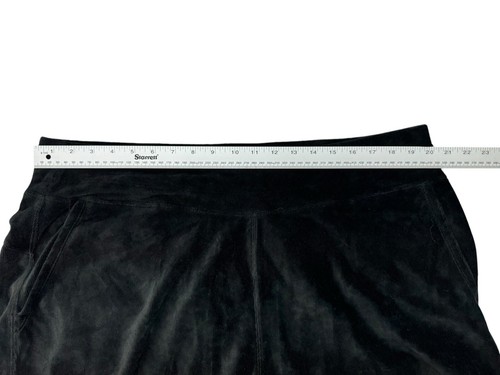Calvin Klein Performance Women’s Size 2X Black Corduroy Hi Rise Wide Leg Pants - Picture 12 of 15