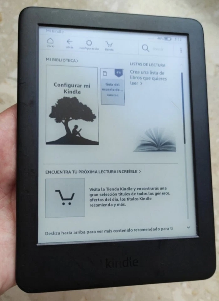 Amazon Kindle 10th Generation 8GB BLACK eReader eBook Tablet WiFi - Imagen 3 de 4
