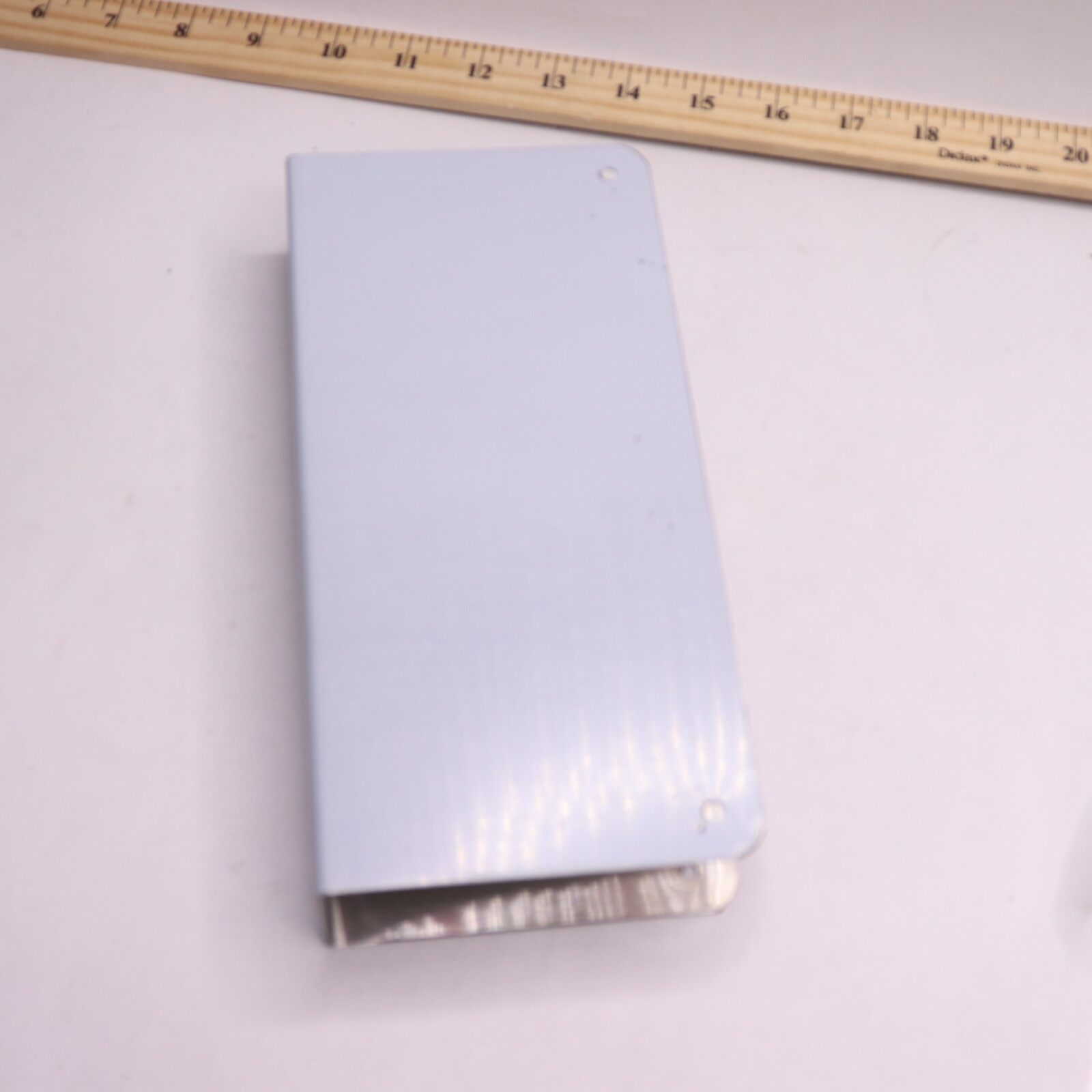 Door Lock Wrap Around Plate Stainless Steel Satin 41/4"W x 9"H 13/4