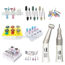 Dental Composite Polishing Kit Diamond RA HP Polisher Burs /Low Speed Handpiece
