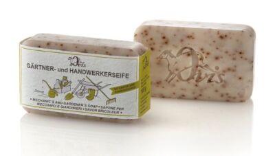 Ovis-Seife Bio Gärtner- und Handwerkerseife 8x5x2,8cm 100g mit Peelingeffekt