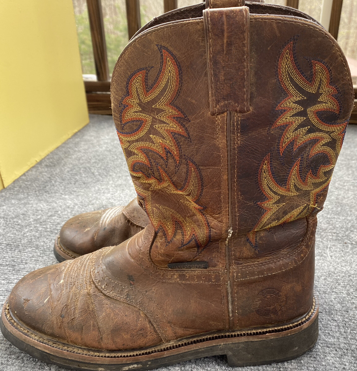 Justin Workboot Soft Toe Waterproof 