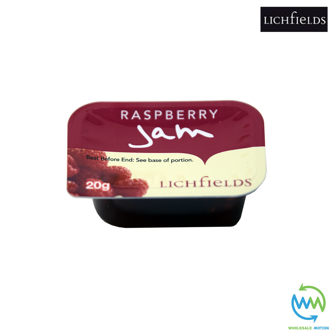 LICHFIELDS JAM MARMALADE HONEY Portion POT 20G Single Individual lichfields-jam-marmalade-honey-portion-pot-20g-single-individual