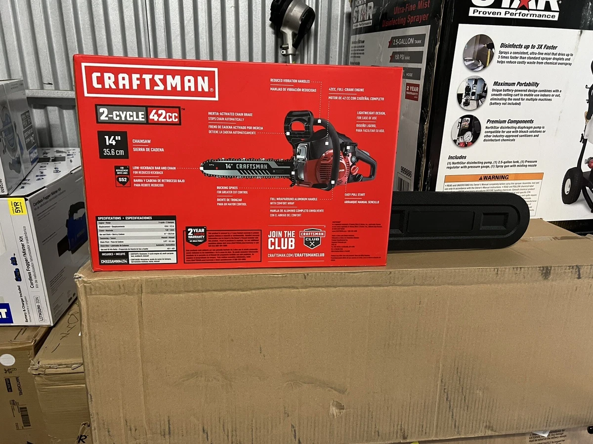 Craftsman gas chainsaw outlet