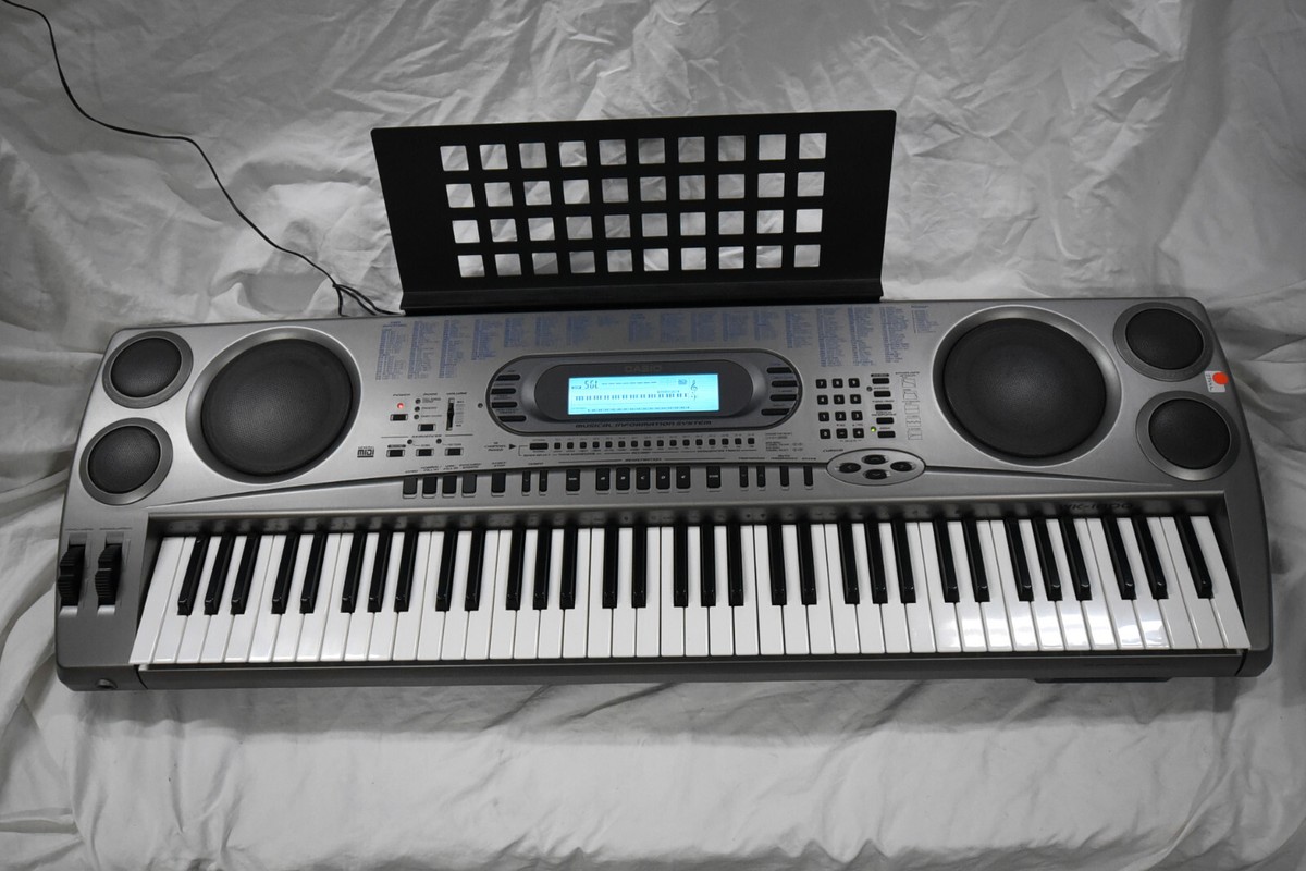 美品　動作良好　CASIO 76鍵盤 シンセサイザー WK-1800 CASIO Casio WK-1800 Keyboard カシオ キーボード 現状品