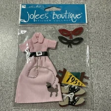 Jolee’s Boutique Dimensional Stickers “ POODLE SKIRT “ NIP