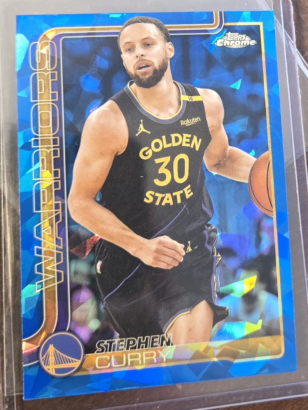 2025-26 Topps Chrome Sapphire Stephen Curry Steph Curry #201 NBA Warriors