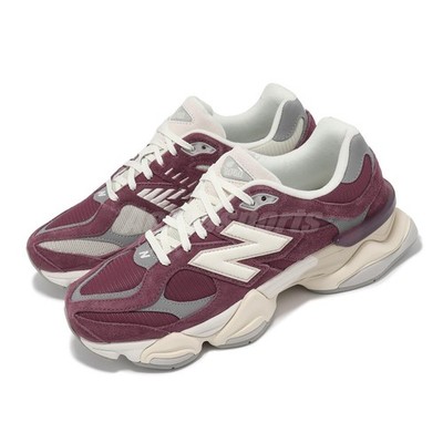 New Balance 9060 NB Washed Burgundy Men Casual Shoes Sneakers