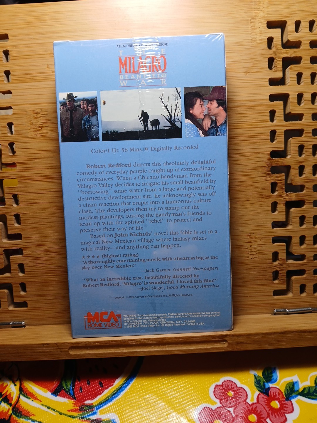 The Milagro Beanfield War (VHS) MCA Watermark-New- Buy2 Get1- Combined Shipping 