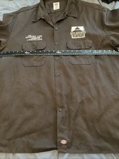 Dickies New Holland Artisan Spirits Button Down Short Sleeve Work Shirt XXL A1