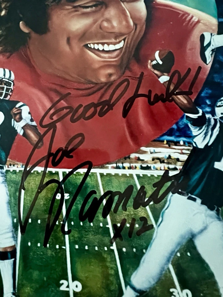 Joe Namath Autograph Signed 16x20 Photo New York Jets - PSA Sticker Only - Image 2 of 3
